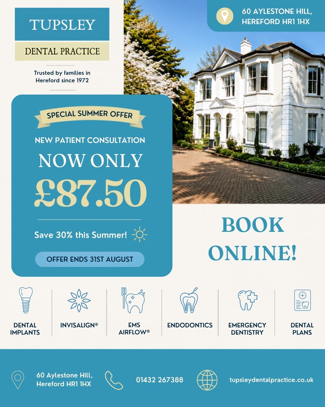 Book an appointment at Tupsley Dental